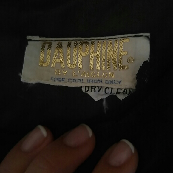 Vintage Black Lace Dress - Picture 8 of 8